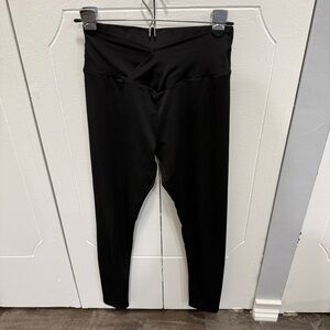 SHEIN Black Criss Cross Leggings